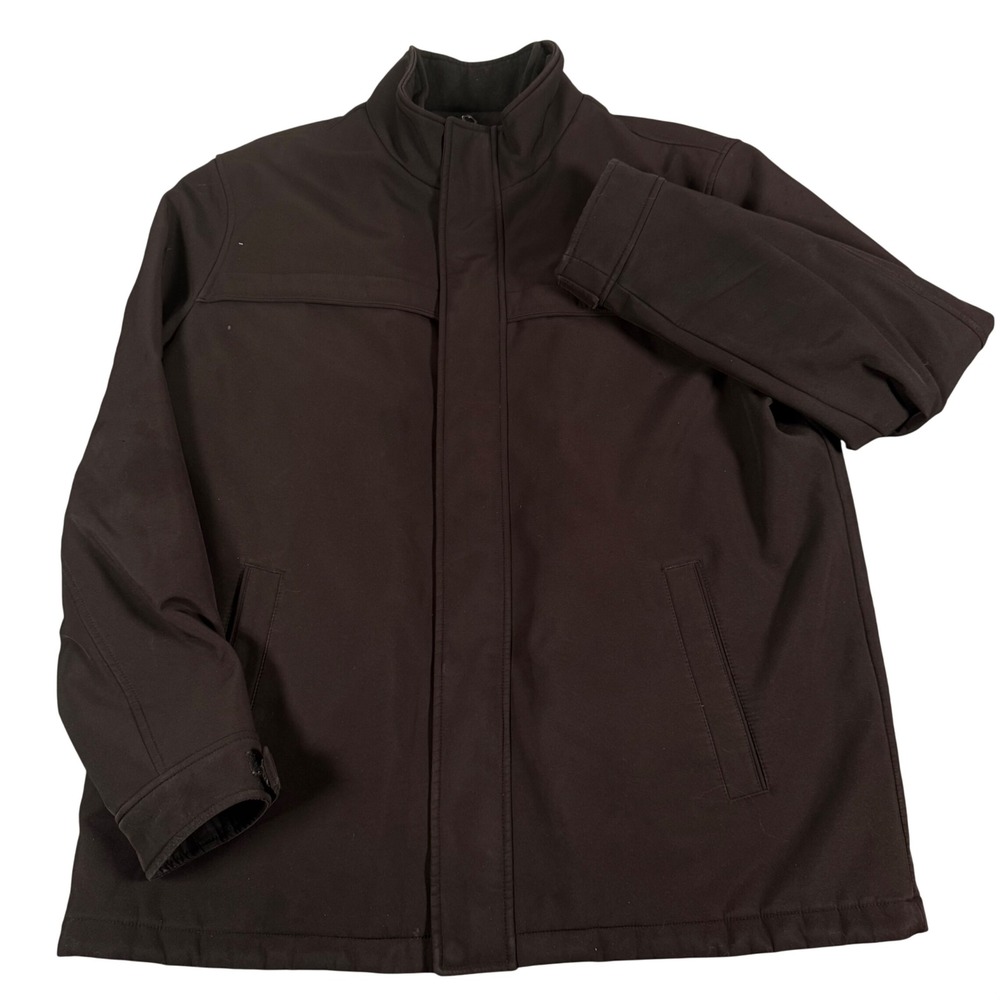 Dockers XXL Dwight Zip/Snap Coat Insulated Quilted Lined Bib Commuter Jacket